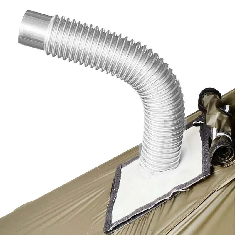 Wood Stove Pipe Stainless Steel Flexible Flue Exhaust Stove Pipe Adjustable Ducting Dryer Vent Hose for Pellet Stove Air Intake Oasis Select