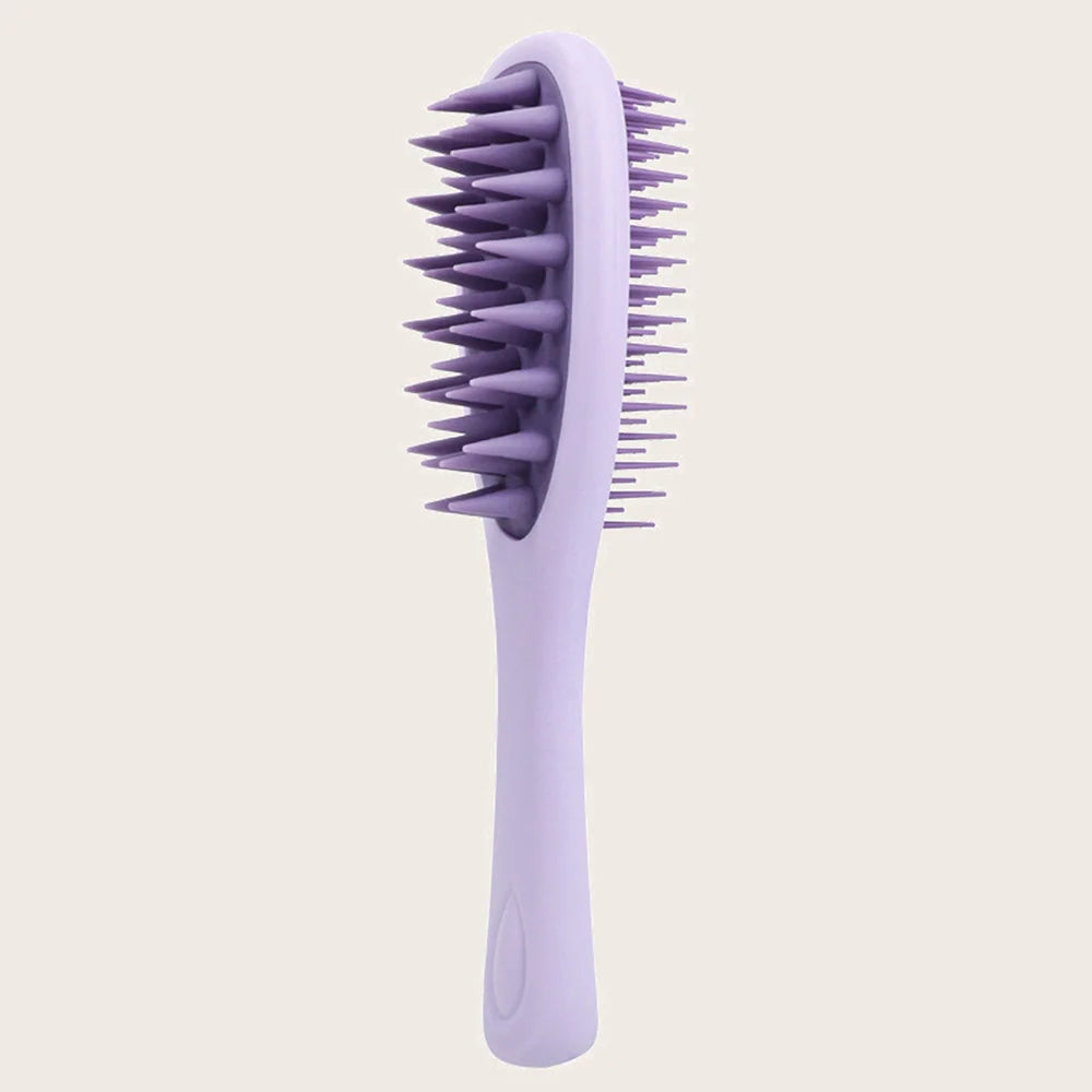 Long Handle Scalp Massage Shampoo Brush & Hair Detangler Comb Scalp Massage Brush Oasis Select purple