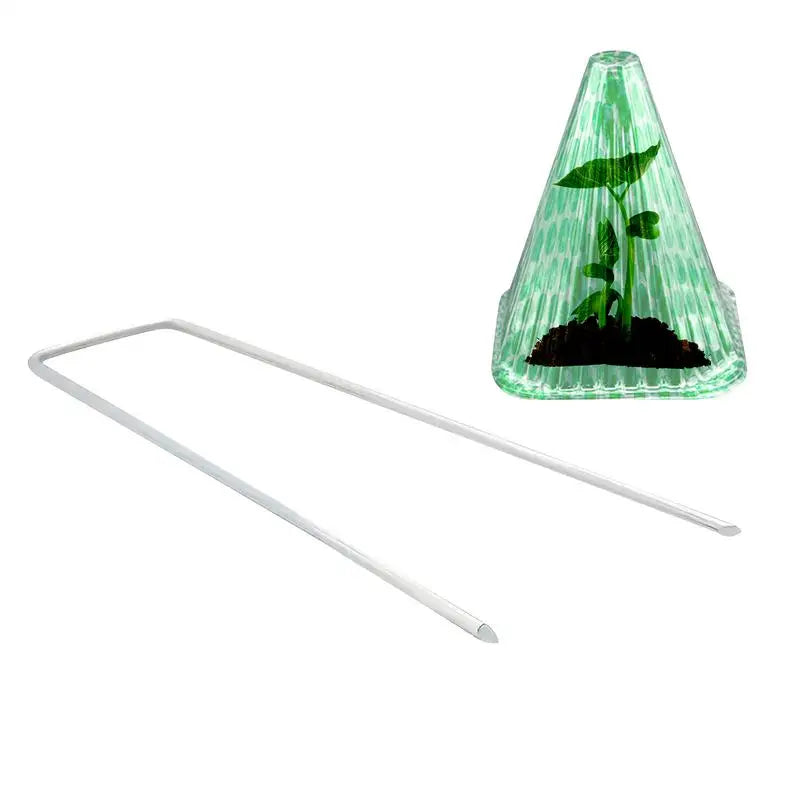 Garden Cloches Transparent Reusable Plant Protector Plant Protective Cover Versatile Bell Jar Cloches Protection Against Birds Oasis Select