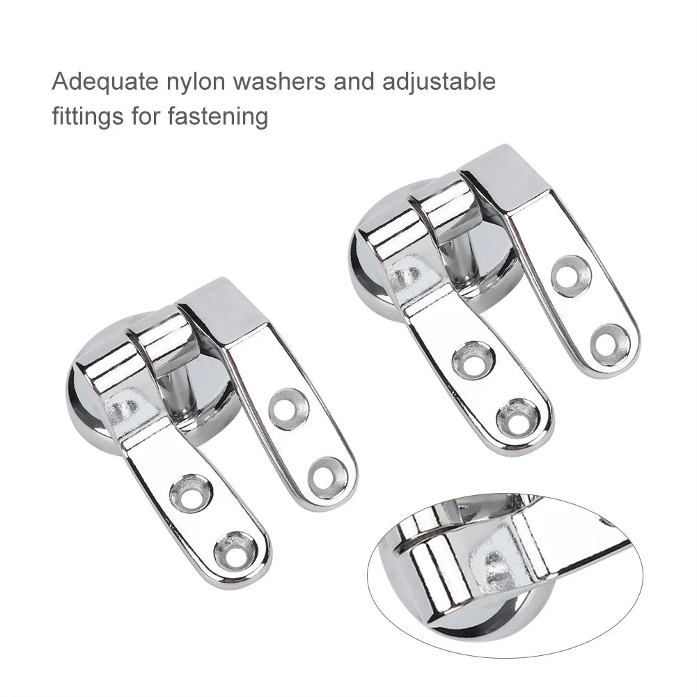 Toilet Lid Hinges Fixings Repair Replacement Kit Tools Set Toilet Cover Accessories Oasis Select