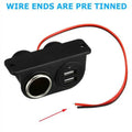 Dual USB Car Cigarette Lighter Adapter – Fast Charging 3.1A