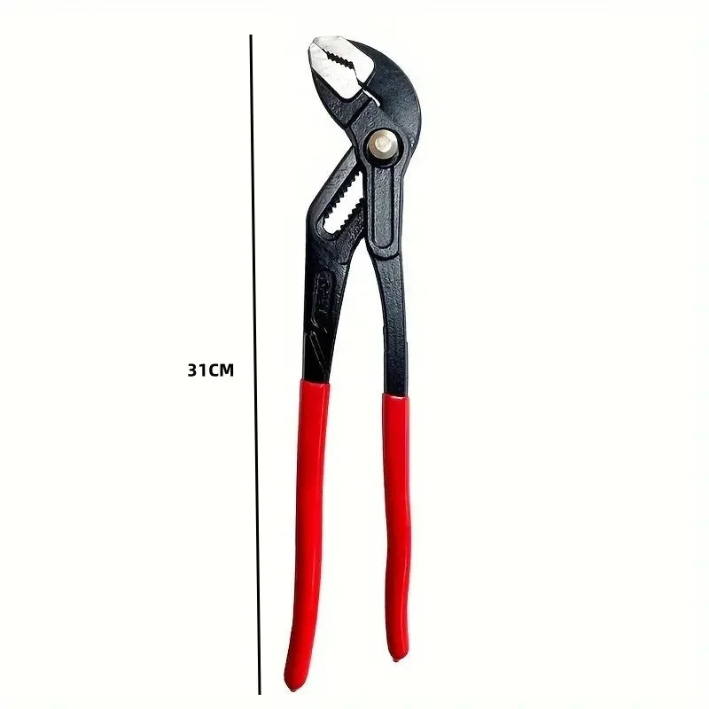 7/10/12 Inch Water Pump Pliers Quick-Release Plumbing Pliers Pipe Wrench Adjustable Water Pipe Clamp Pliers Household Hand Tools Oasis Select 12Inch