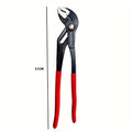 7/10/12 Inch Water Pump Pliers Quick-Release Plumbing Pliers Pipe Wrench Adjustable Water Pipe Clamp Pliers Household Hand Tools Oasis Select 12Inch