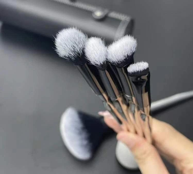Professional 5-Piece Makeup Brush Set | Nylon Bristles Makeup Brush Set Oasis Select