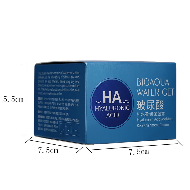 BIOAQUA Hyaluronic Acid Face Cream – Collagen Moisturizer 50g Hyaluronic Acid Face Cream Oasis Select
