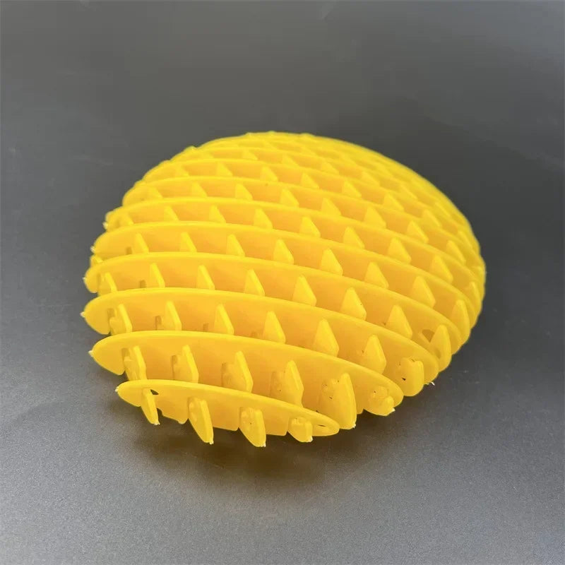 DIY Mesh Stretchable ElasticMesh Toy Unique Puzzle Release and Decompression Deformation Worm Popit, Elastic Mesh Toy Oasis Select 10cm yellow
