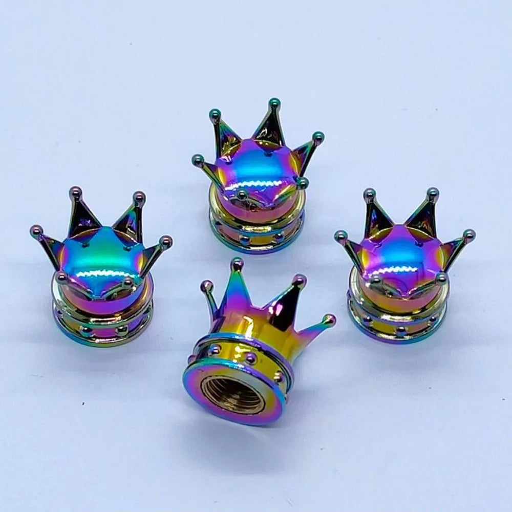 Tire Valve Stem Caps, with O Rubber Ring, Universal Copper Core Tire Valve Stem Covers for Cars, SUV, Trucks, Bikes, Motorcycles Oasis Select A