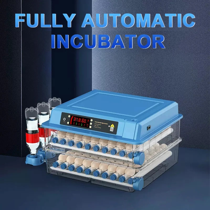 128 Eggs Fully Automatic Incubator With Drawer Type Mini Poultry With Automatic Waterbed Replenishment And Temperature Control Oasis Select