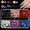 3D Acrylic Flower Nail Charms – DIY Floral Nail Art Decor Set Nail Art Charms Oasis Select C- 6 gird