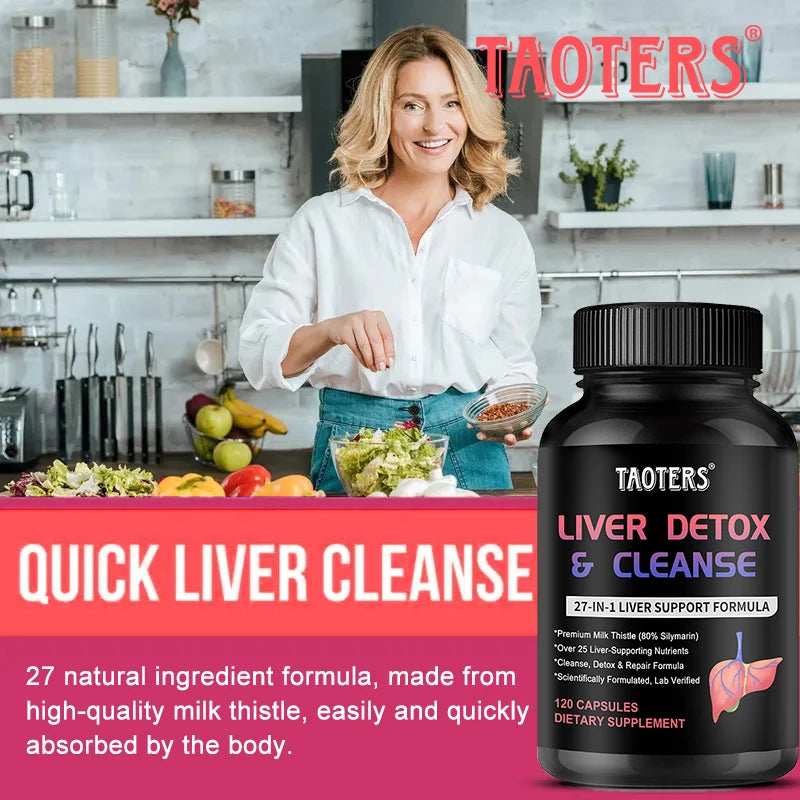 27-in-1 Liver Cleanse Capsules | Milk Thistle & Artichoke