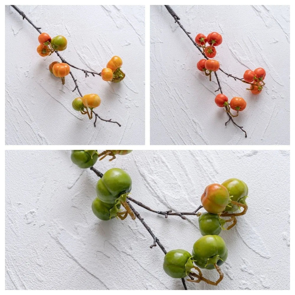 Artificial Pumpkin Branch | Handmade Foam Fall Decor 51cm