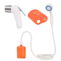 Camping Portable Shower With Hose Sprayer Electric Rechargeable Shower Outdoor Shower Pump For Pet Cleaning Taking Shower Oasis Select orange