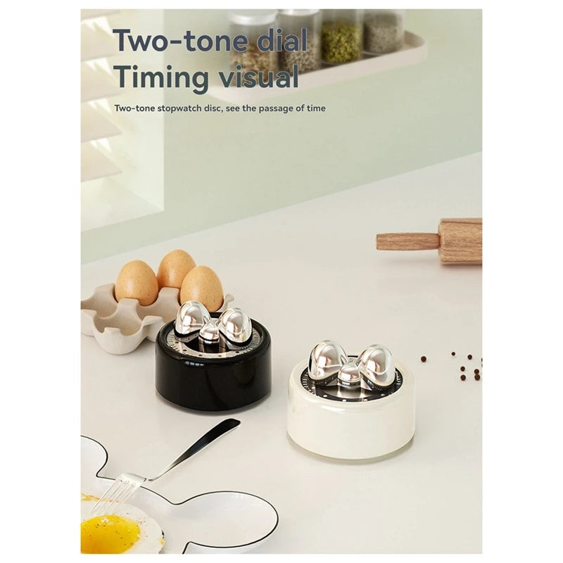 WISH Mini Visual Kitchen Timer Magnetic Mechanical Timer Kitchen Countdown Cooking Baking Alarm Clock Oasis Select