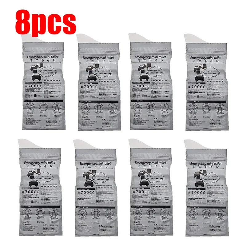 2/8/12pcs Universal Disposable Car Urine Bag Outdoor Vomit Bags Pregnant Women Mobile Toilet Stylings Product Auto Accessories Oasis Select 8pcs
