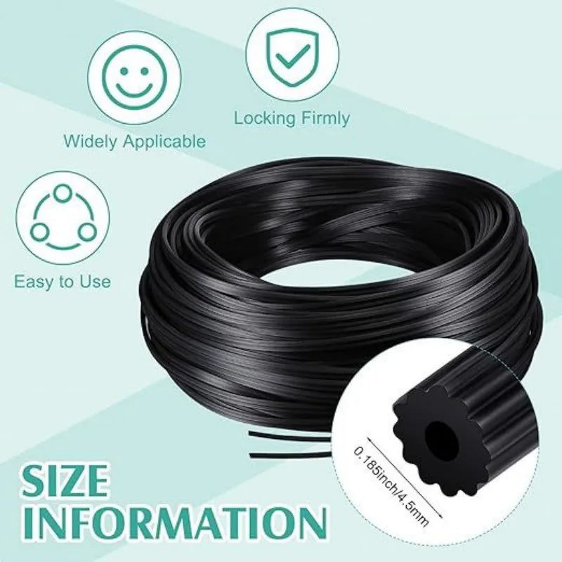 5M Silicone Rubber Door & Window Sealing Strip | Weatherstrip