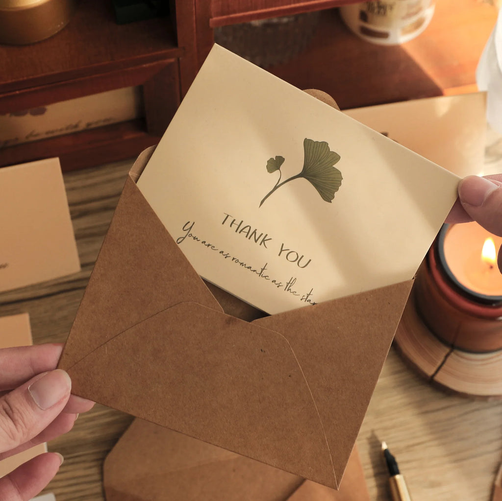Tulip Thank You Cards Cardstock Flower Card Greeting Cards Assortment with Envelopes Sealing Stickers Birthday Party Wedding Oasis Select