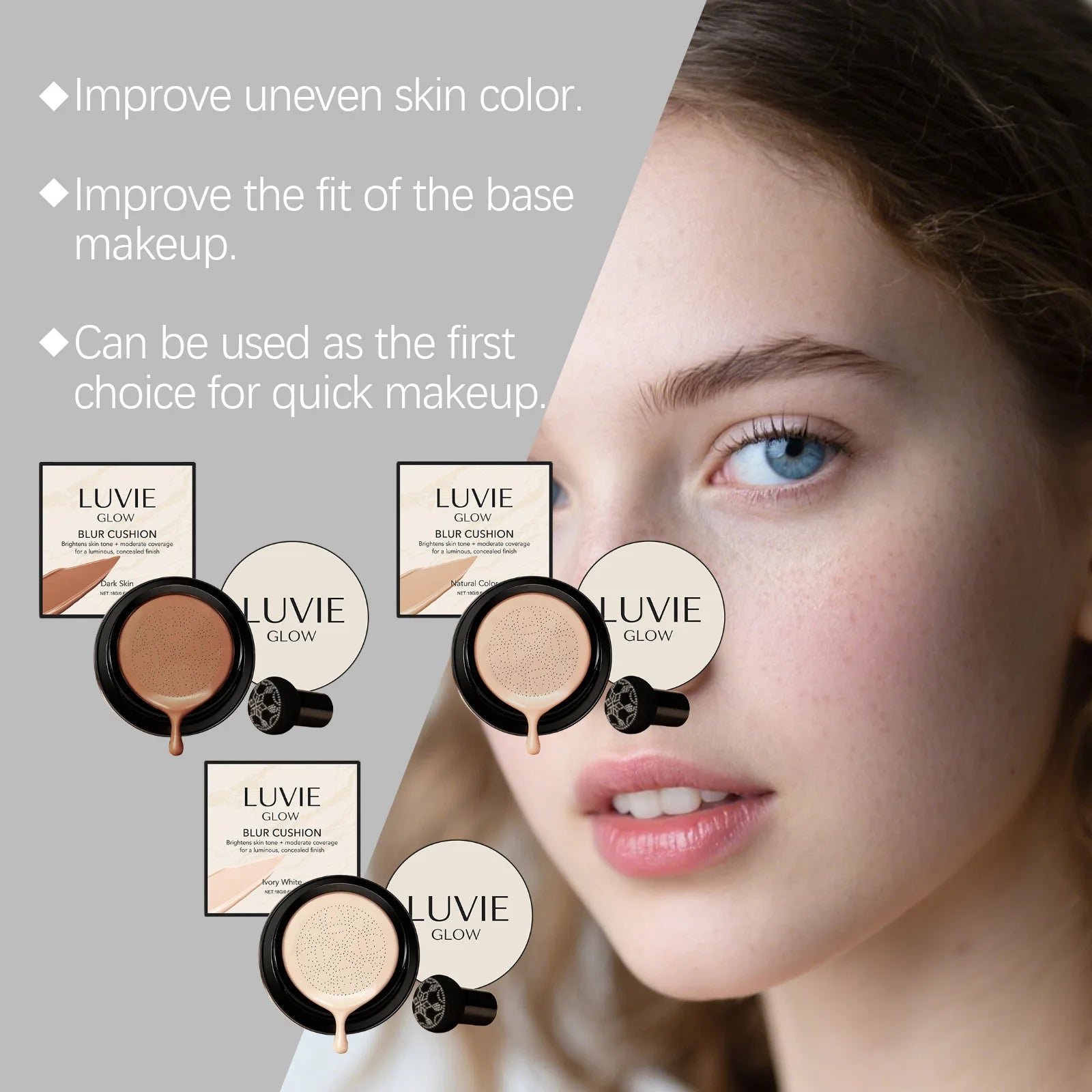 Air Cushion Foundation – Oil Control, Coverage & Brightening Air Cushion Foundation Oasis Select