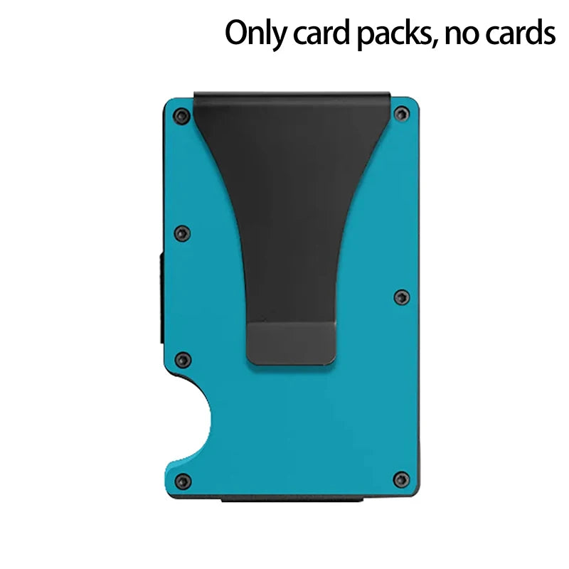 Slim RFID Minimalist Wallet – Card Holder & Money Clip