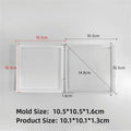 DIY Oval Tray Mold Storage Box Silicone Mold Oval Coaster Crystal Mold Ashtray Cement Flower Pot Mold Resin Casting Plaster Mold Oasis Select Square Mold