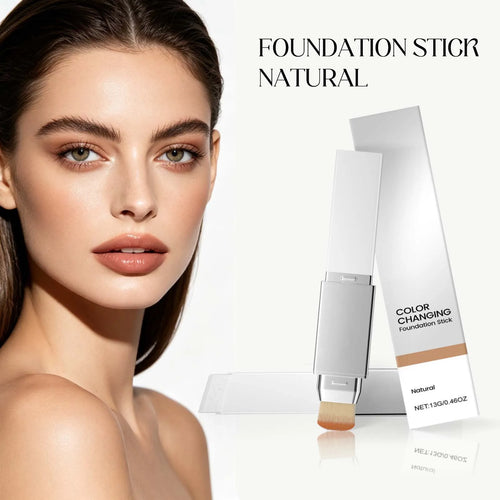 2 In 1 Color Changing Foundation Natural Look Match Face Tone Smoothing Skin Hide Face Blemish Oil Control Moisturize Concealer Oasis Select