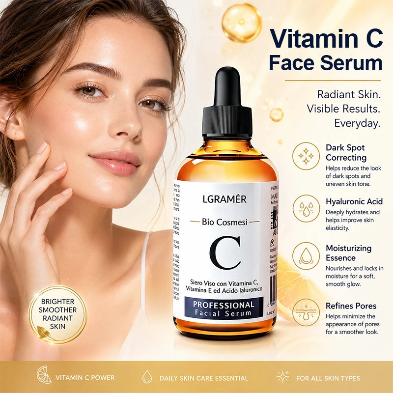 LGRAMER Vitamin C Face Serum 30ml/60ml – Brightening & Firming