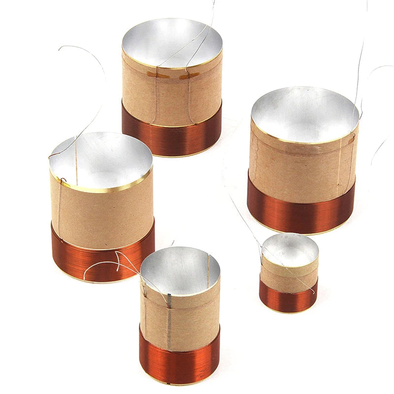1PCS Speaker Voice Coil Braided Copper Lead Bass Voice Coil 2Layers Speaker Aluminum Voice Coil Repair Accessories Oasis Select