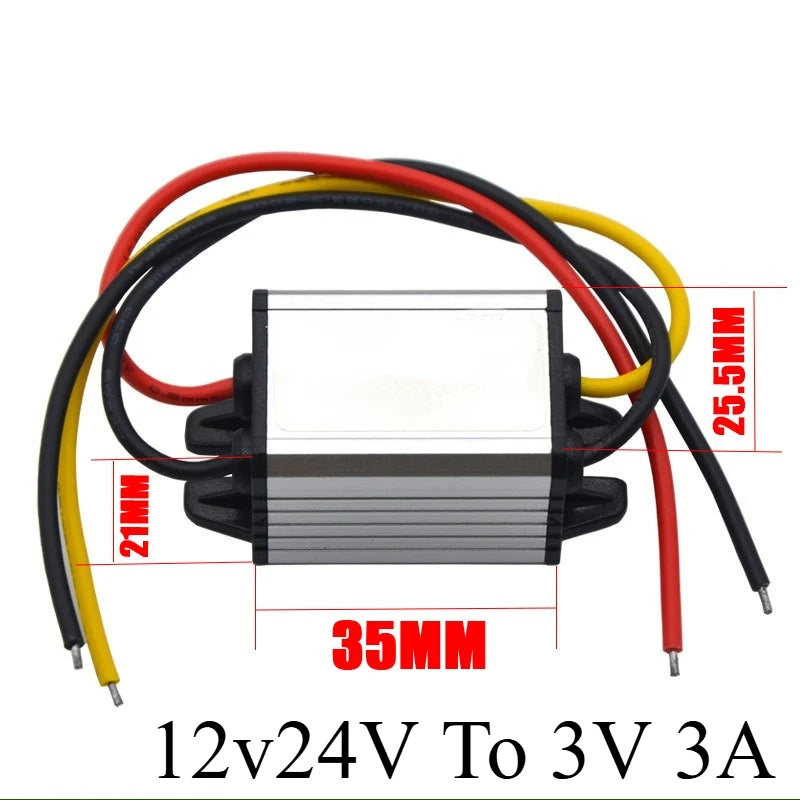 12V24V To 3V 3.3V 3.7V 4.2V 5V 6V 7.5V 9V 12V Power Supply Voltage Converter Buck Step-Down Module DC To DC Converter For Car Oasis Select 12v24V To 3V 3A