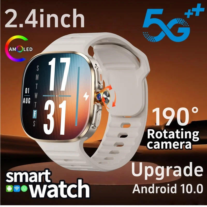 M99 Smartwatch 5G With 2.4inch Amoled Screen 900W Rotating Camera WIFI GPS Position Compass NFC Bluetooth Smart Watch Men Women Oasis Select