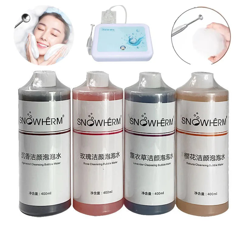 400ml Magic Oxygen cleansing Bubble Machine water For Whole Body Whitening Rejuvenating Skin Cleaning Mite Removing Essence Oasis Select