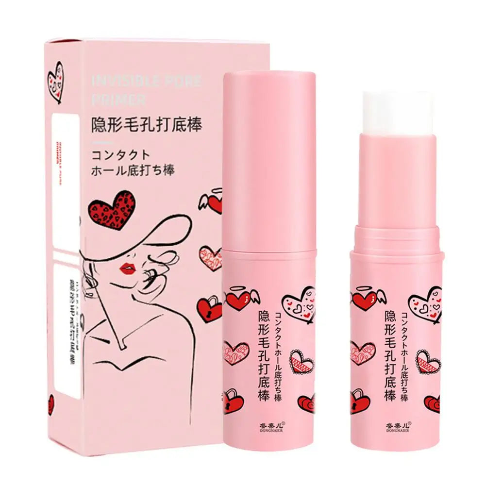 Invisible Pore Primer Stick Waterproof Pore Eraser Face Primer Makeup Base Oil-control Moisturizing Fine Lines Isolation Make Up Oasis Select D