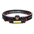 Rechargeable Fishing LED Headlamp Camping Headlight XPE COB Work Light 2 Lighting Modes With Tail Magnet Detachable Oasis Select 101 COB