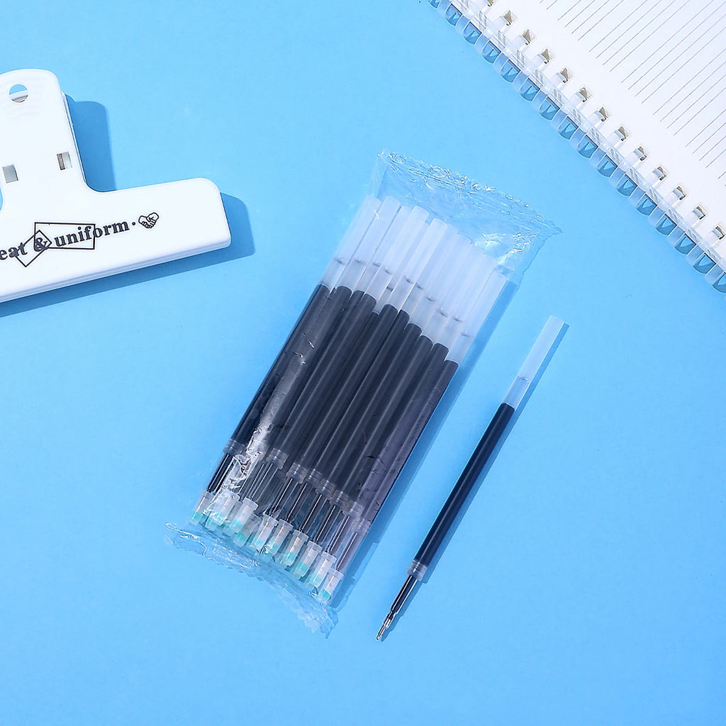 4pcs Cute big-eyed monster gel pen, black needle pen 0.5mm, exam signature pen, suitable for student office supplies Oasis Select 20 refills black