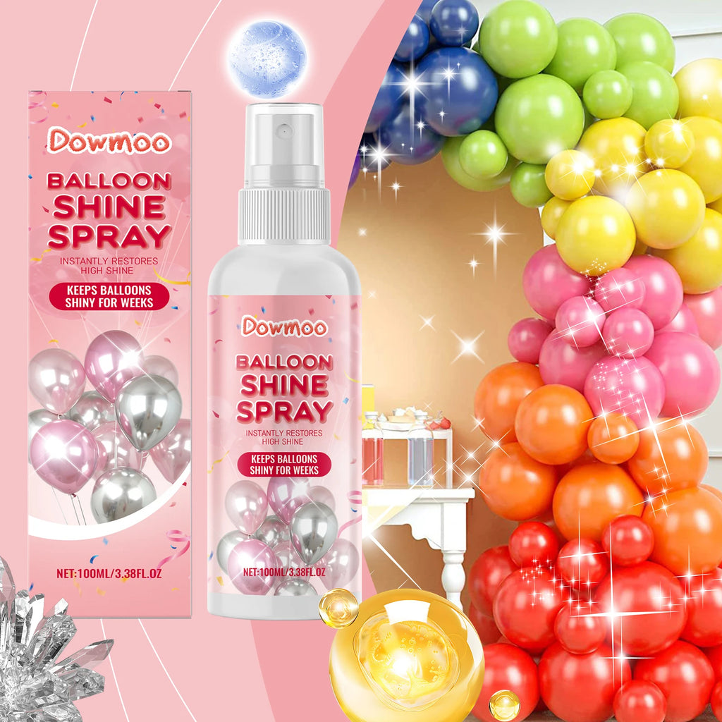 Balloon Shine Spray Lights Up Party Atmosphere Decorations Enhances Balloon Color Gloss Event Atmosphere Party Decorations Oasis Select