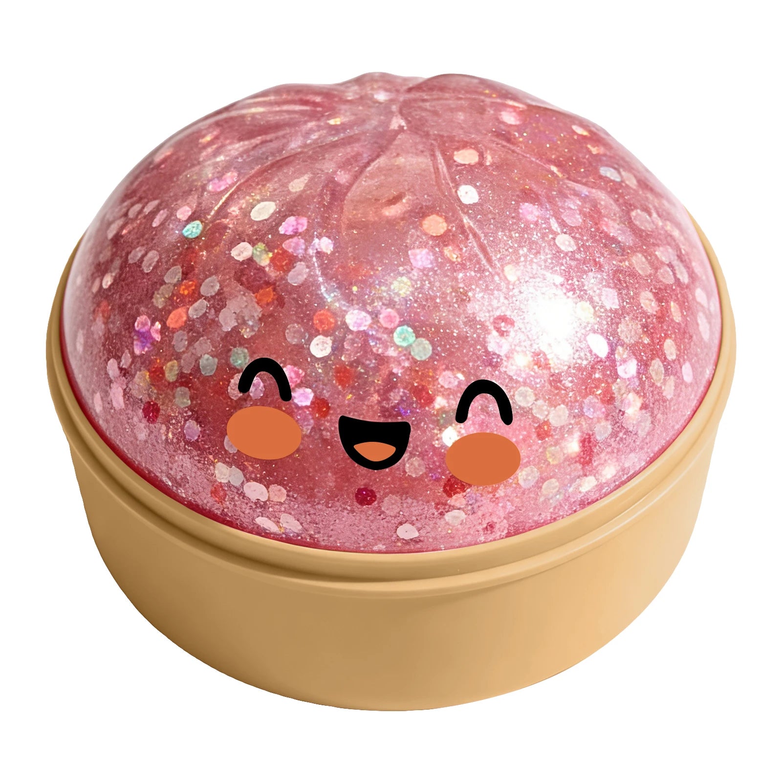 Colorful Crystal Steamed Bun Squeeze Toy Reusable Fun Stress-Relief Slow Rebound Flash Dumpling Desktop Decoration Party Gifts Oasis Select A02