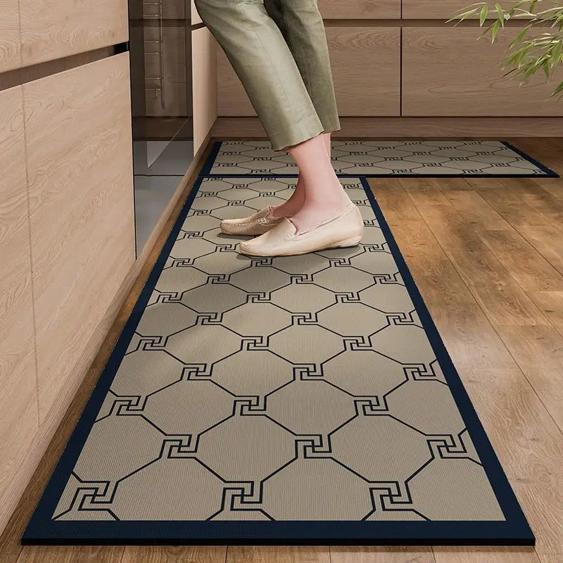 Diatomaceous Mud Kitchen Floor Mat Super Absorbent Doormats Bathroom Pad Anti-Slip Kitchen Mats Wipeable Wash Long Strip Carpet Oasis Select