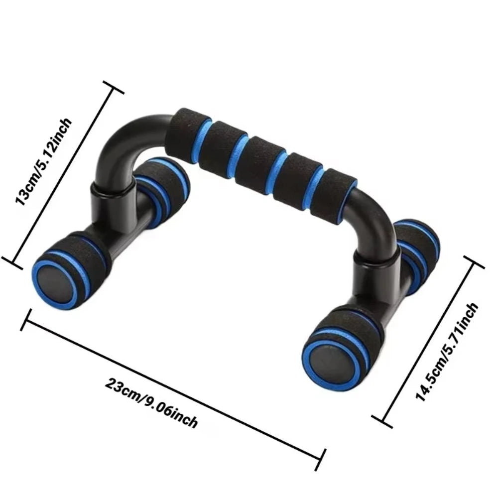 Non-Slip Push Up H-Shaped Support Bar Stand Home Fitness Power Rack Gym Handles Pushup Bars Exercise Arm Chest Muscle Training Oasis Select