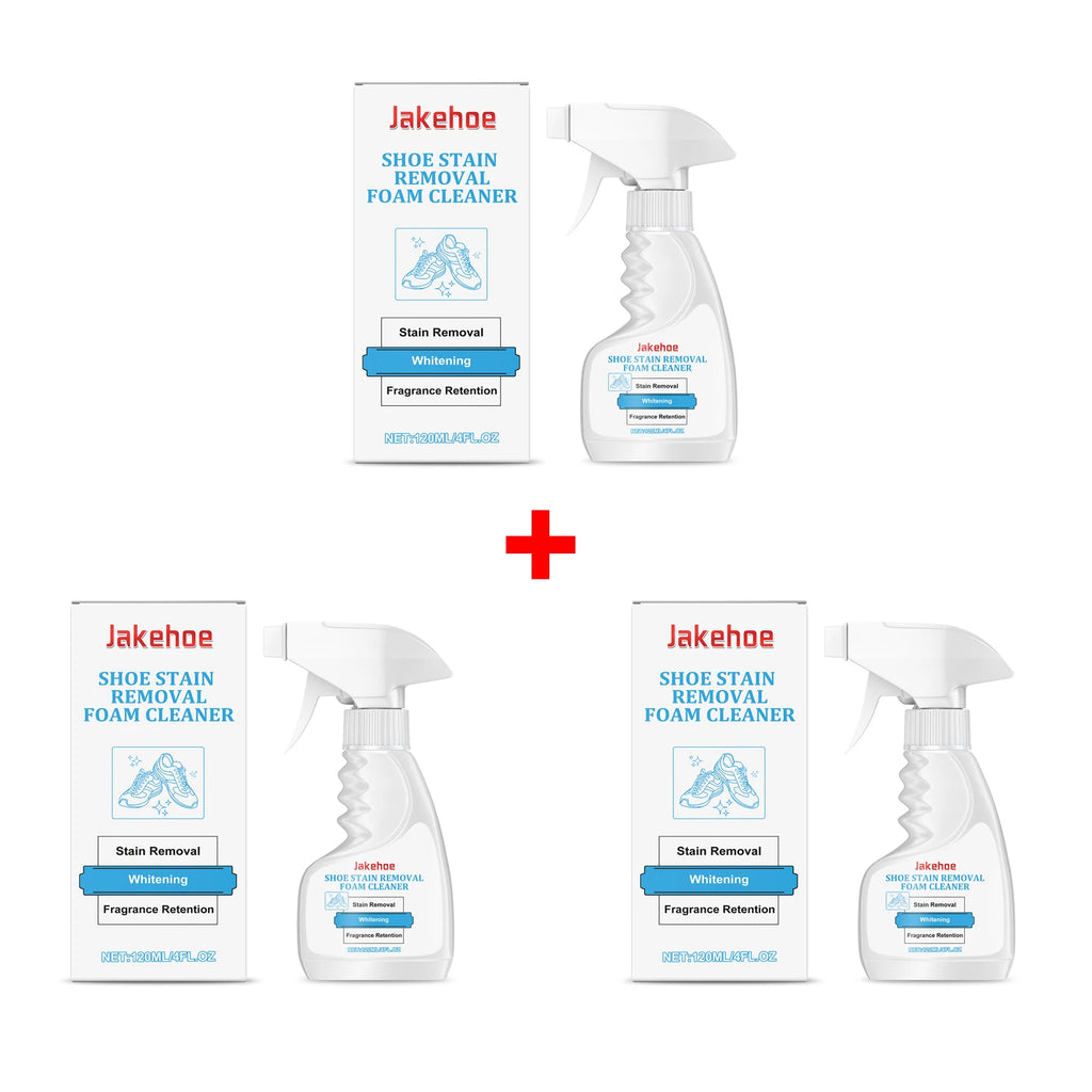 Shoe Stain Removal Foam Cleaner for White Sneakers Gentle Cleansing Remove Yellow Edge Stains Shoe Cleaning Products 120ml Oasis Select 3 X 120ml boxed