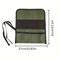 1pcs Lightweight and Portable Wrench Tool Storage Bag Electrician Tool Roll Bag Repair Wrench Storage Oasis Select Green