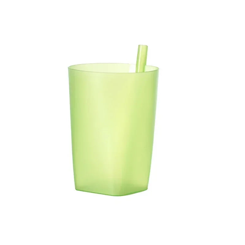 360ml Great Straw Cup Multipurpose Large Capacity Integrated Measuring Straw Drink Jug Juego Tazas De Cafe Y Plato Oasis Select 360ml green