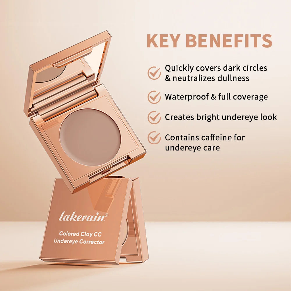 Full Coverage Undereye Color Correction Concealer Matte Waterproof Nourishing Quickly Covers Dark Circles Brighten Skin Tone Oasis Select