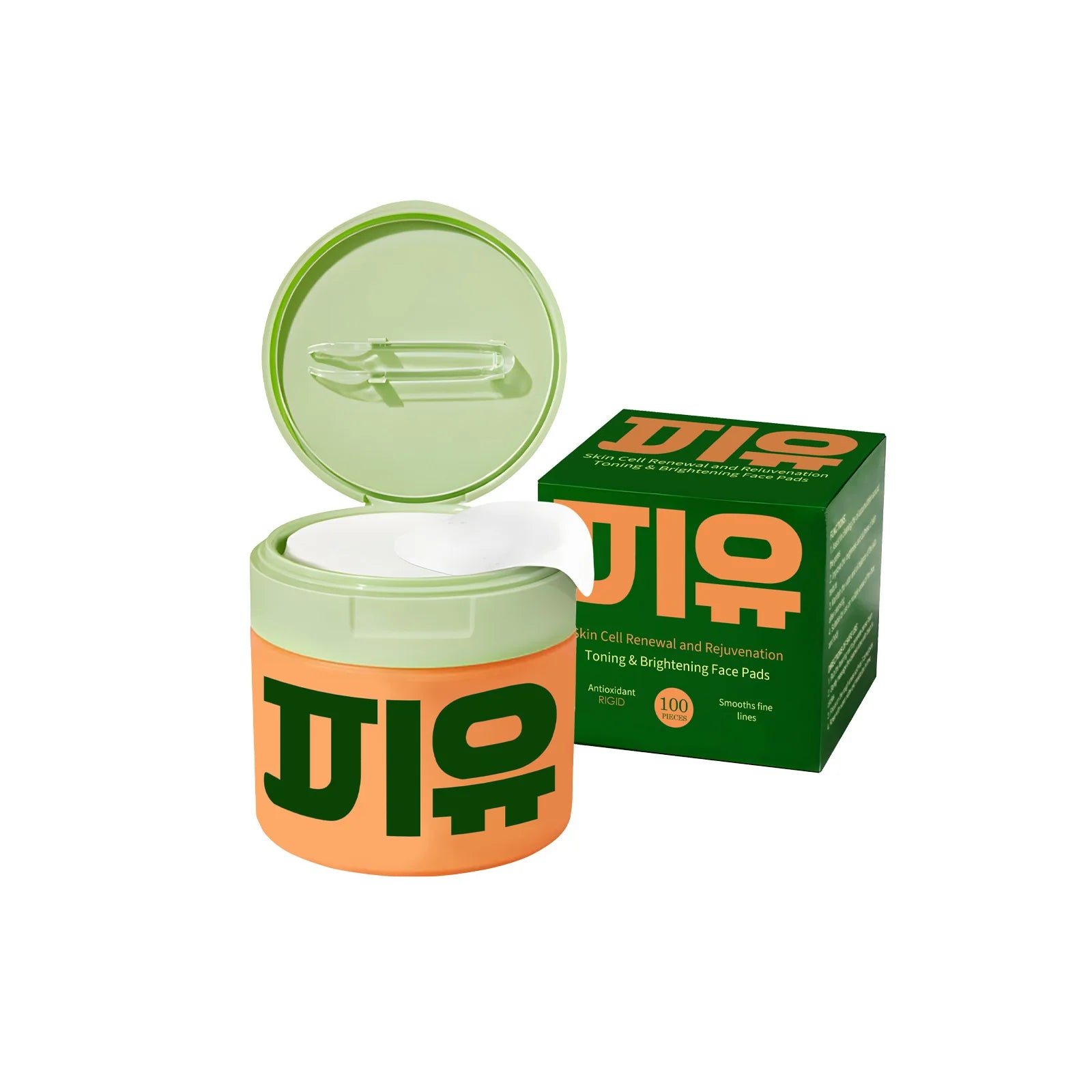 100pcs Centella Face Pads For Toning Brightening Antioxidant Smooths Fine Lines Hydrating Soothing Care Serum Cotton Oasis Select 100pcs