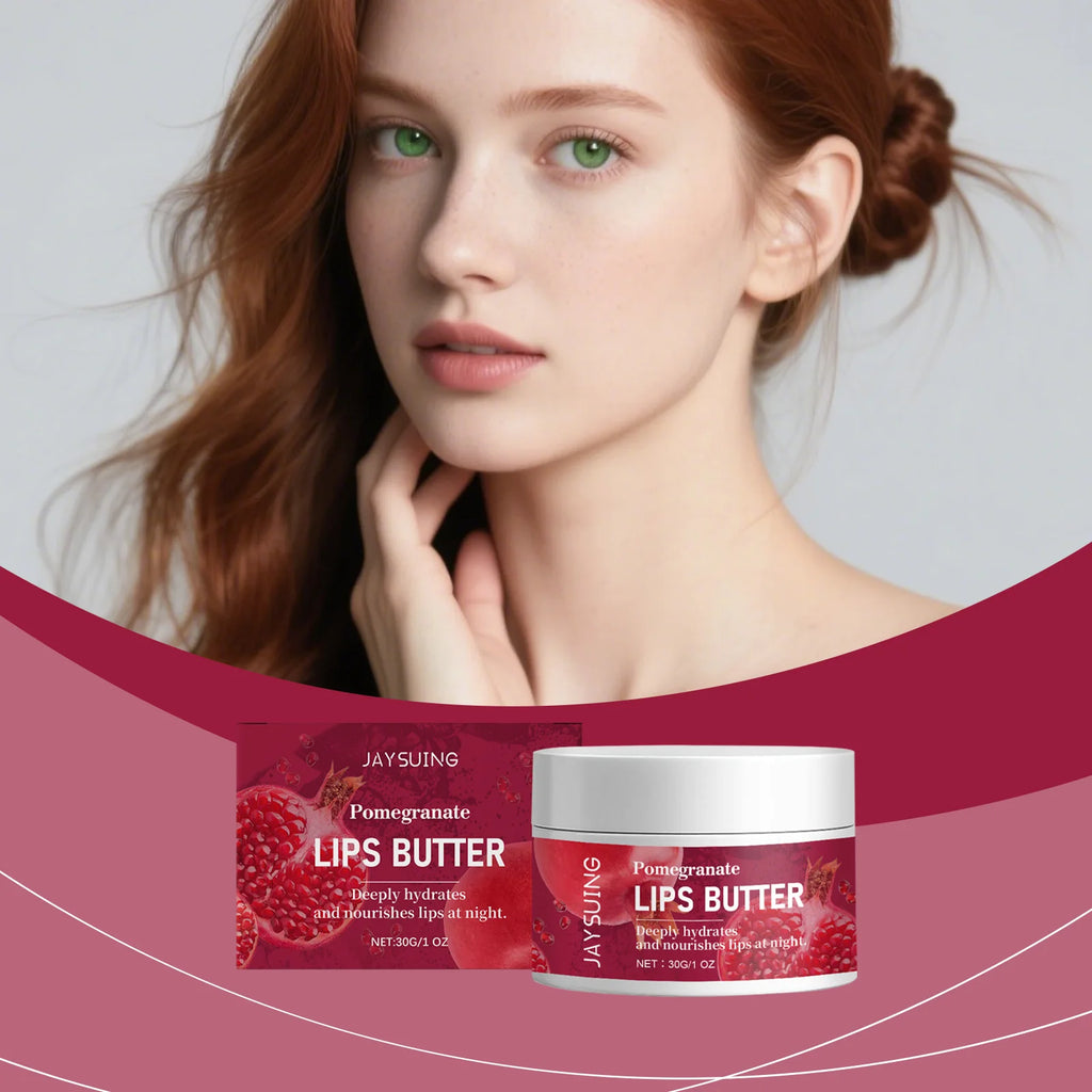 Lip Mask Overnight Moisturizing Lips Butter Balm with Hyaluronic Acid Smooth Lips Lines Anti-Cracking Exfoliating Dry Lips Care Oasis Select