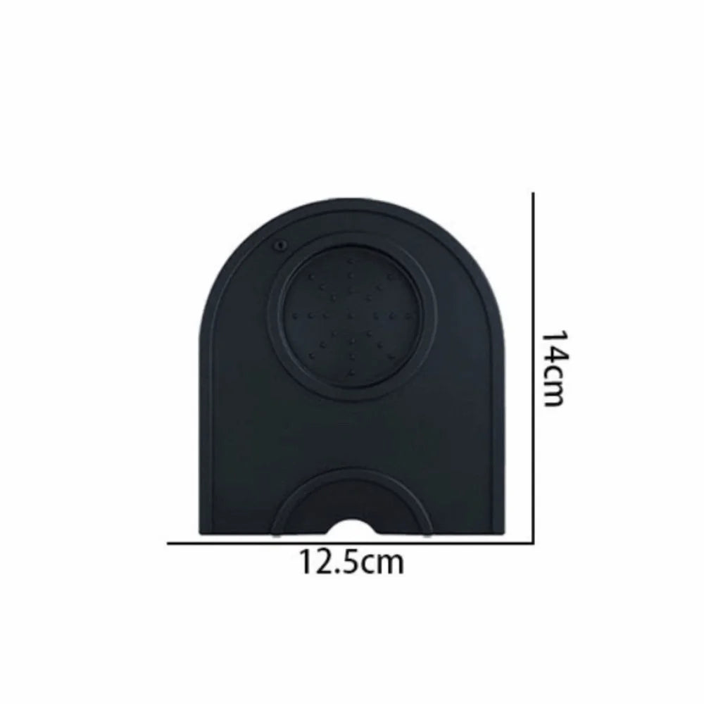 Silicone Espresso Coffee Tamper Mat Station Non Slip Coffeeware Press Tampering Holder 51-58mm WDT Tools Silicone Corner Mat Pad Oasis Select Small