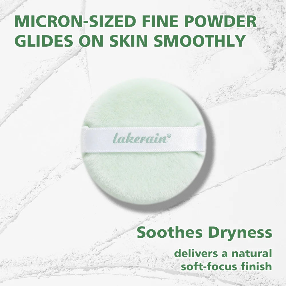 Lakerain Blurring Oil Control Powder Smooth Matte Finish Sweat Humidity Resistant Leak-Proof Design Blurring Hydrating Powder Oasis Select