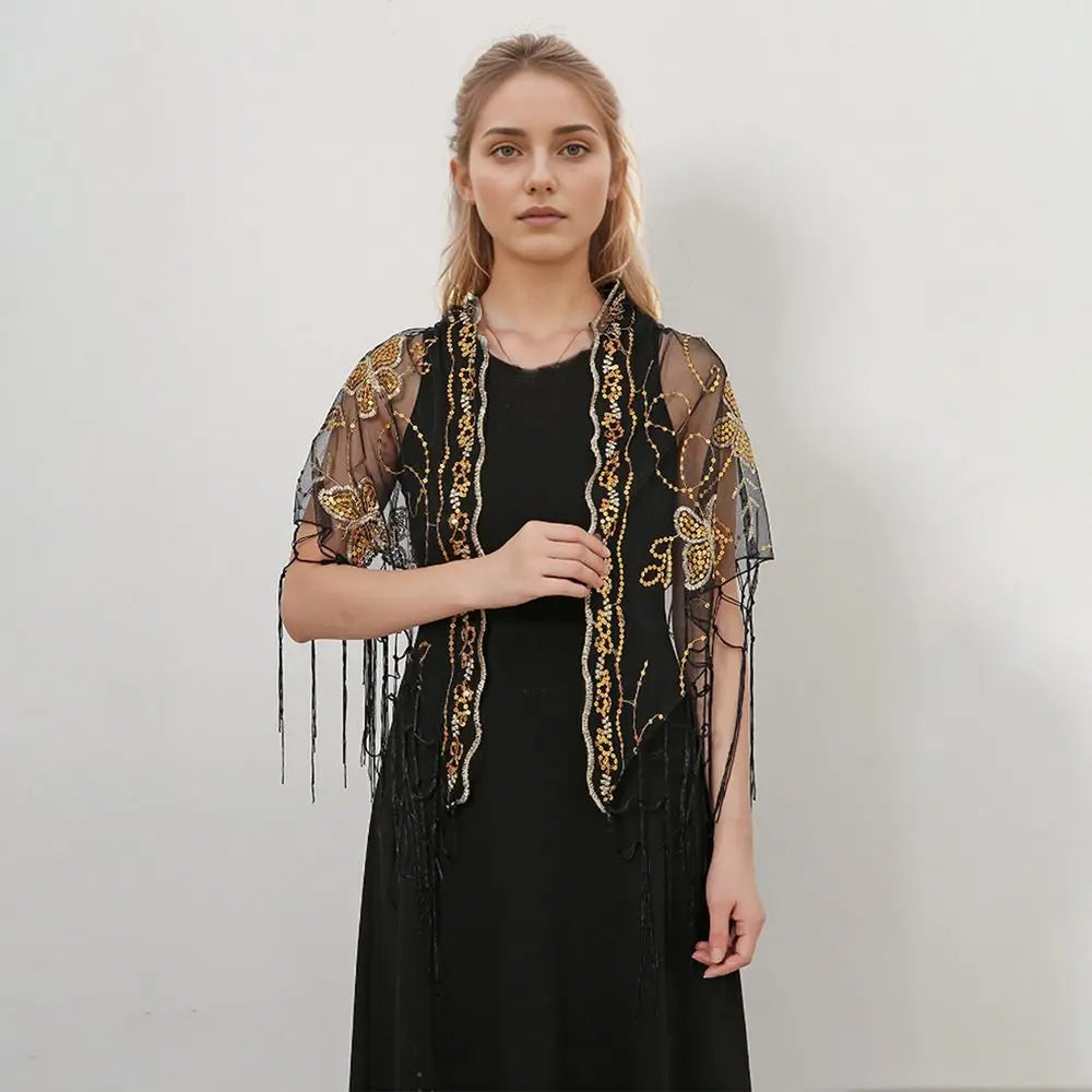 Casual Lace Flower Lace Scarf Shawl Thin Cute Sweet Headscarf Shawl Vintage Bandanas for Women Photography Oasis Select