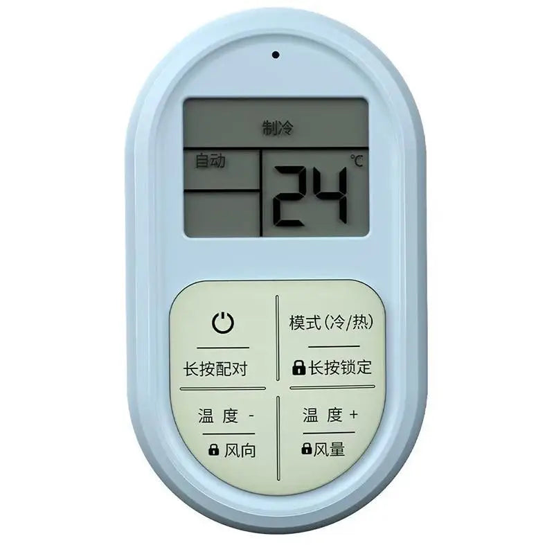 Portable Mini Universal Air Conditioner Remote Control Glow Buttons LCD Display No Setup Required For Home Office Daily Use Oasis Select