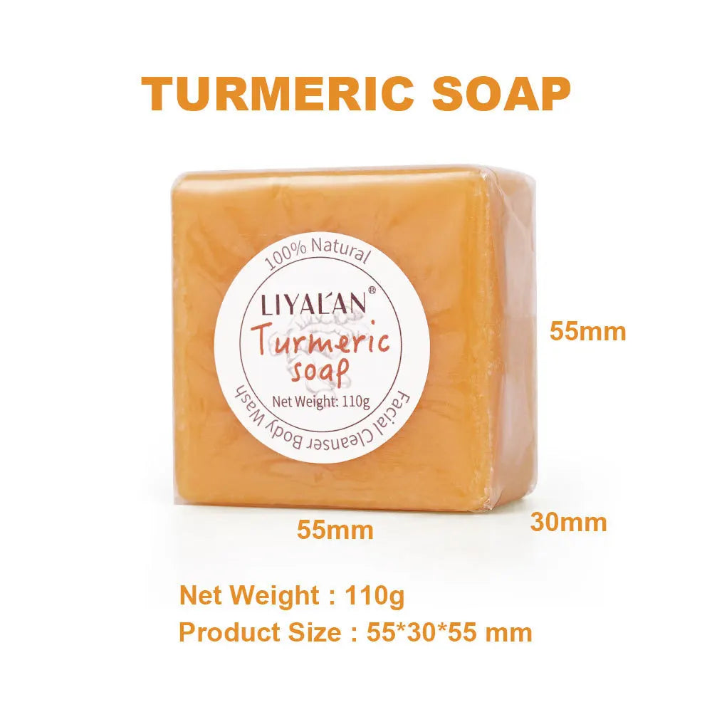 Turmeric Handmade Bar Soap 110g – Oil Control & Bright Skin