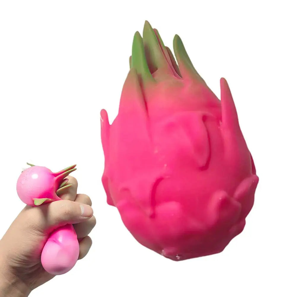 Dragon Fruit Squeeze Stress Ball – Sensory Fidget Toy & Gift Sensory Fidget Toy Oasis Select A