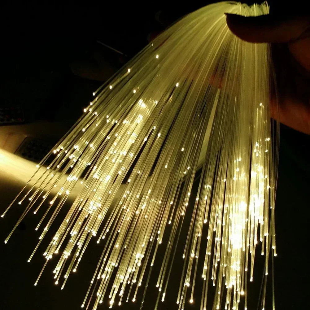 3 Pcs MMA Side Glow Optic Fiber Cable Diameter 2MM 3 Meter Length for Car Lights and Optical Lighting Projects Oasis Select