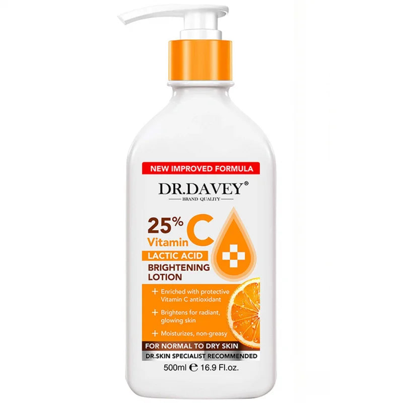 DR.DAVEY 500ml Vitamin C Body Lotion – Brightening & Moisturizing